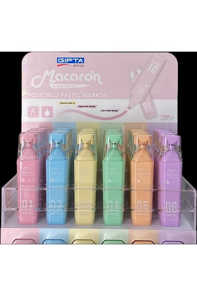 Gıpta Highlighter Macaron Pastel Marker