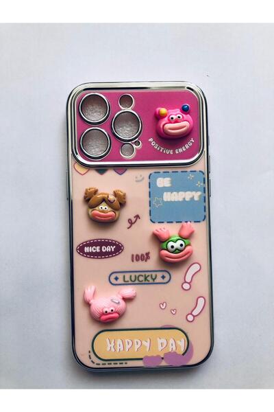 Balerion iPhone 15 Pro Max uyumlu  3D Sevimli Tasarım Kılıf