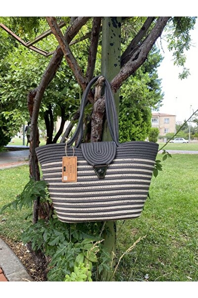 ModaCardin Пляжна сумка та сумка через плече - сумка ручної роботи з джутового плетіння