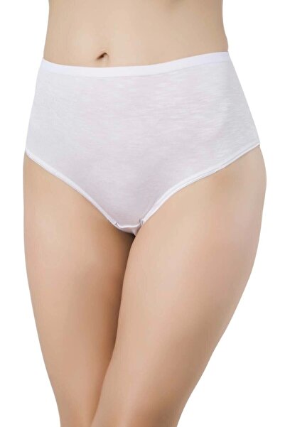 Papatya Battal Nefes Alan Kumaş Kilot-beyaz