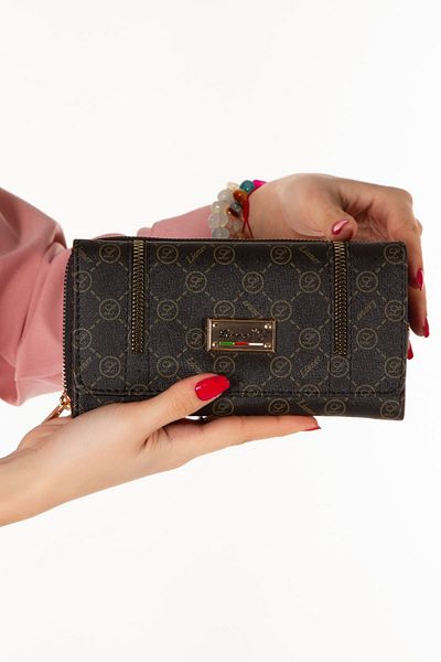 NEWISH POLO ACCESSORIES Polo Patterned Women's Wallet - Zipper Detailed, Casual Women's Accessory