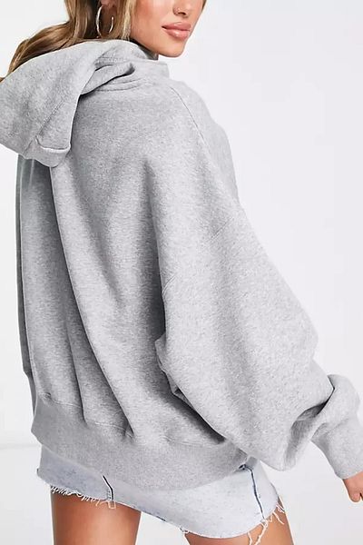 Nike Phoenix Fleece Women's Gray Oversize Sweatshirt