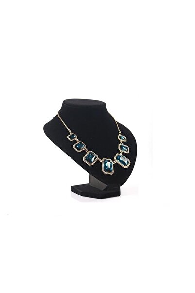 Schulzz Jewelry Store Showroom Display Rack Jewelry Accessory Stand with Upright Velvet Fabric 22cm X 22cm