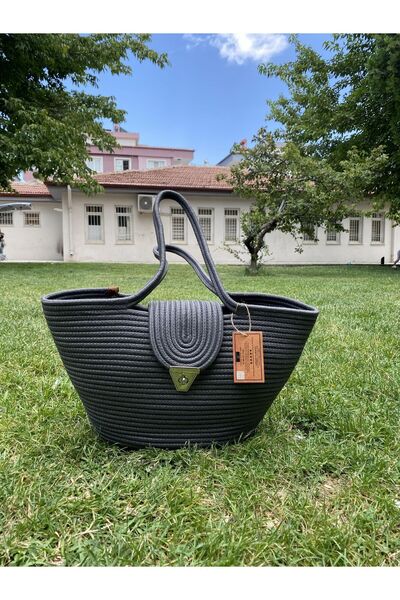 ModaCardin Пляжна сумка та сумка через плече - сумка ручної роботи з джутового плетіння