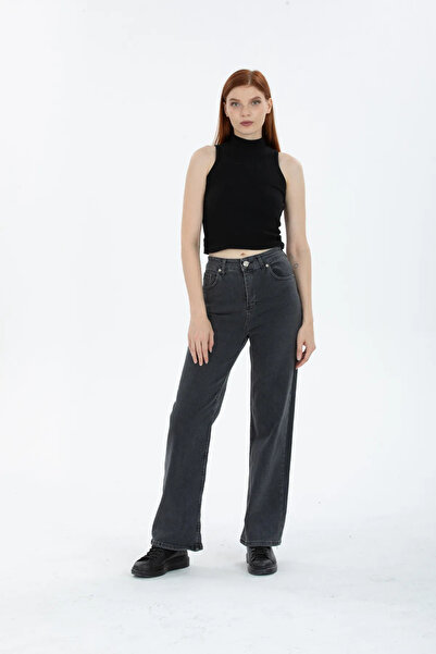 byhaziran butik Тсубаса Високі штани з еластичним поясом, еластичні штани