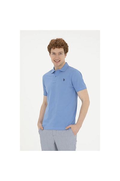 U.S. Polo Assn. Πόλο των ΗΠΑ. Συν. Ανδρικό μπλουζάκι μπλε
