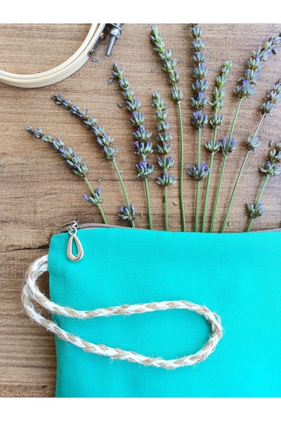 fabricorg Duck ClothClutchSuitable forPunch- 20x15CMWallet and Handbag