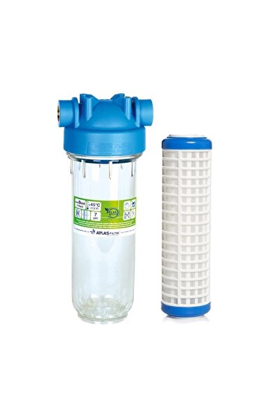 atlas filtre Atlas 10 Inç Dp Mono Housıng 3/4'' Dolu Filtre Kabı-yıkanabilir ...