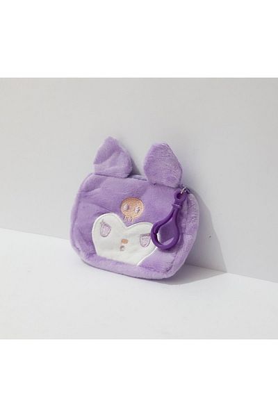 renkli çiçekler Children's Wallet 12x9 CM Cartoon Patterned Children's Wallet