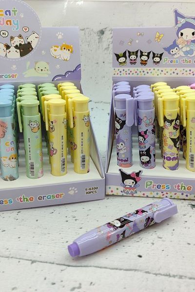 senacacollection Kuromi Imported Eraser Cat Model - Press-on Design