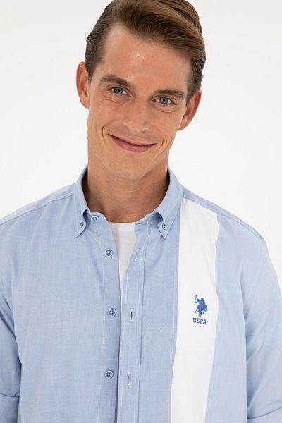 U.S. Polo Assn. Мъжка тъкана риза - удобна кройка и стилен дизайн