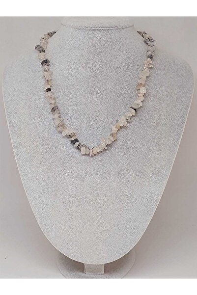 Yasamtohumu Rutilirani kvarcni kamenčići - Ogrlica od anđeoske kose (52224)