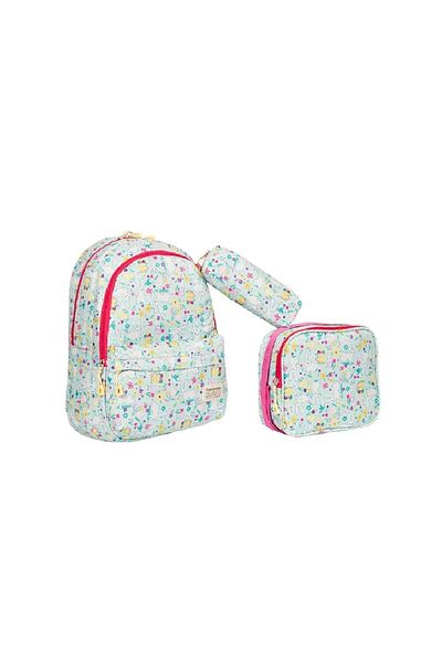 GENC DIJITAL BASKI Backpack for Primary School - Lunch Bag and Pencil Case Set