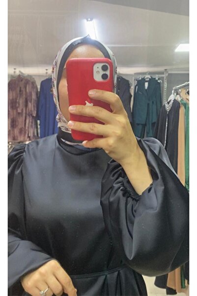 Butik BALON KOL SATEN ABİYE ELBİSE