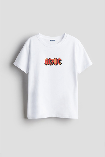 Darkia تي شيرت للأطفال للجنسين بتصميم حروف بسيطة مطبوع عليه فرقة موسيقى الروك...