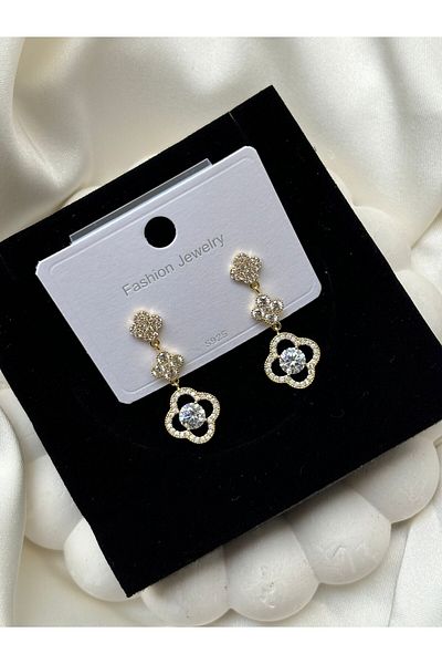 Accessories Gold Color Dangle Brand Earrings