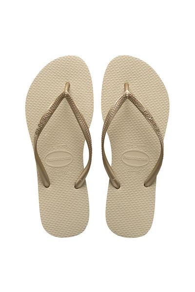 Havaianas Papuci subțiri gri nisip/auriu deschis