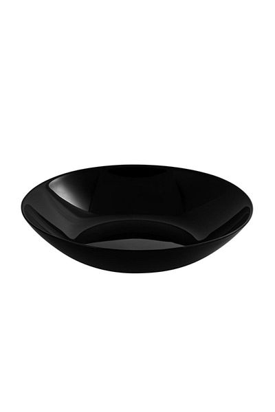 Luminarc Arcopal Zelie Black 6-Piece 20 Cm. Pit Dinner Plate for 6 Persons.