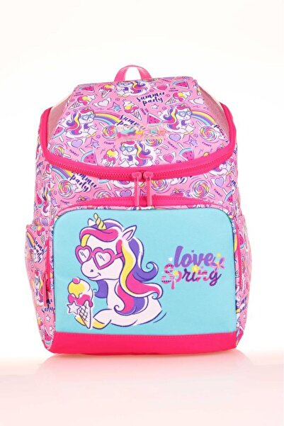 KAUKKO Παιδικό σακίδιο πλάτης με σχέδιο μονόκερου - Cube L5158