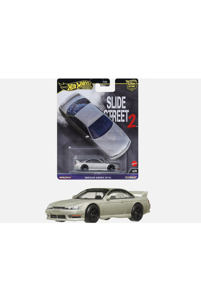 HOT WHEELS Nissan 240SX (S14) Premium Slide Street 2 (2024) Model Araba