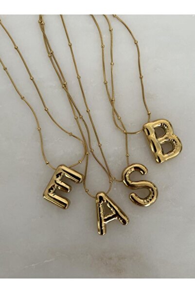 ARTSS JEWEL Steel Balloon Necklace with Letter S