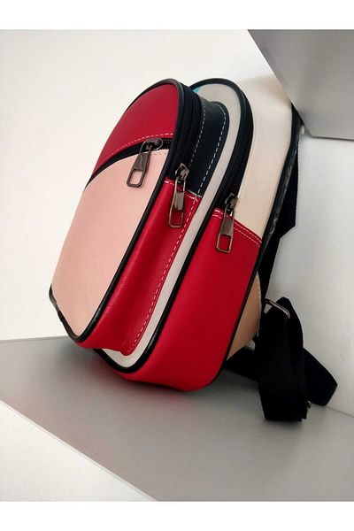 eliteshop Elite Nova Shopping Genuine Leather Multi-Compartment Bady Bag Unisex