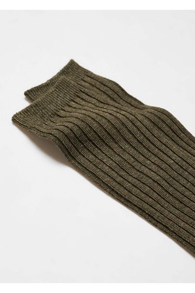 MANGO Kids Khaki Socks for Kids