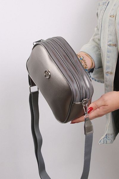 GALB LEATHER Utilizare zilnică - Geantă de umăr pentru femei de mărime medie cu 4 compartimente