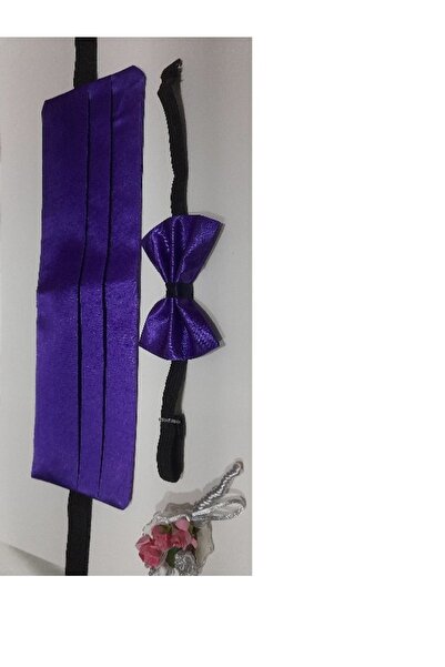 YAĞMUR SANAT TASARIM ÇOCUK PAPYON KUŞAK YAKA ÇİÇEĞİ