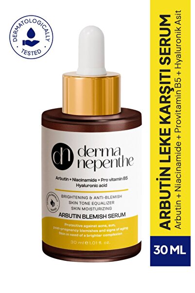 Derma Nepenthe Arbutin Leke Karşıtı Cilt Bakım Serumu 30 ml - Aydınlatıcı Ve ...