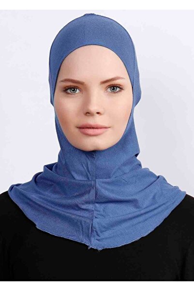 Ecardin Large Hijab Bonnet - Practical Lycra Hijab with Neck Collar Women's R...