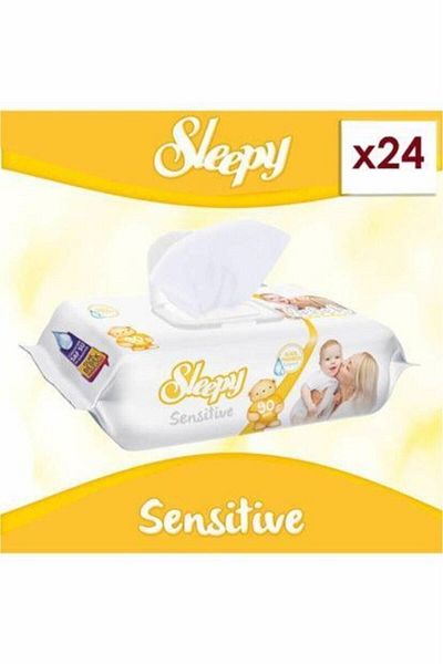 Sleepy Wet Wipes 90 Pcs Sensitive 24 Pcs Pack 2160 Sheets