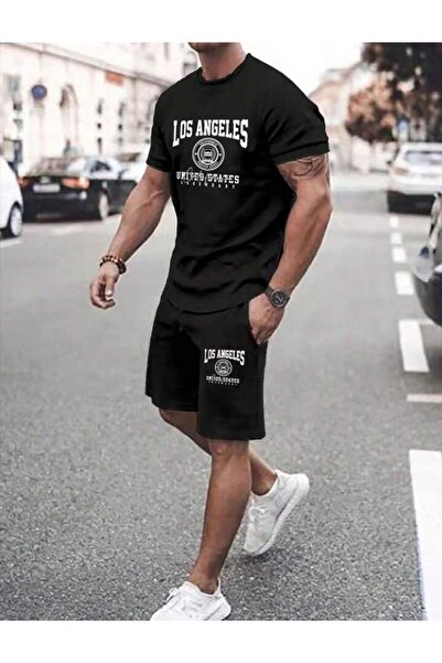 trend selection Los Angeles 1850 California Printed Unisex Oversize Suit Set