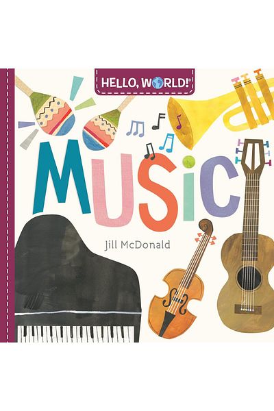 Penguin Books Jill McDonald' Hello, World!Music' - Designed Pencil Book