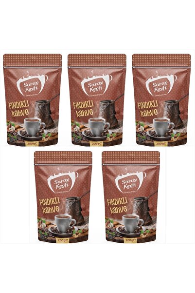 SARAY KEYFİ Fındıklı Osmanlı Kahvesi 200 gr 5 Adet