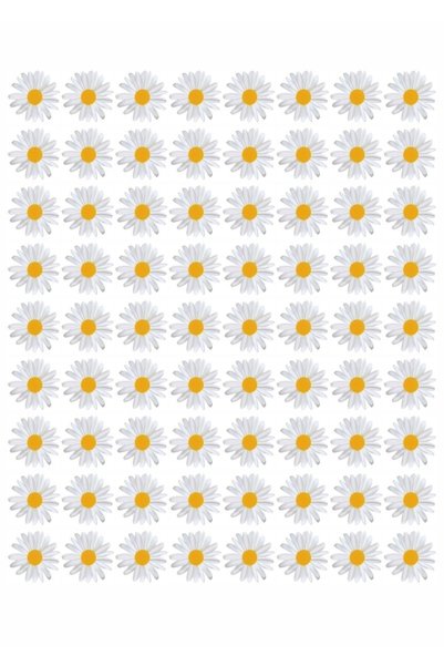 printiks Edible Paper Daisy Picture Cake Cookie Cupcake Paper Print with Candy on Top