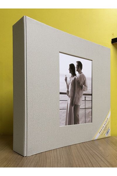 Aledo 10x15cm Πολυτελές άλμπουμ φωτογραφιών με μοτίβο βαμβακερό φάκελο 600 (ΚΡΕΜΑ)