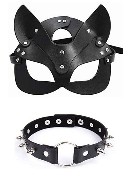 Aysilce Fancy Harness Accessory Mask and Collar