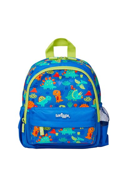 Petityu Rucsac mini pentru grădiniță Smiggle albastru din dinozaur