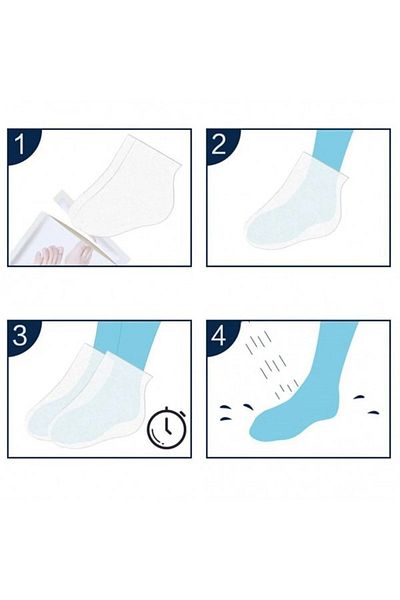 Bee Beauty Sock Type Peeling Effect Peel-Off Foot Mask (1 PAIR)