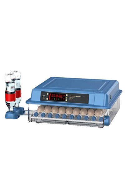 Beren kuluçka 2024 Model Otomatık Nemlendirmeli Full Otomatık 56 Yumurtalık Kuluçka Makinesi