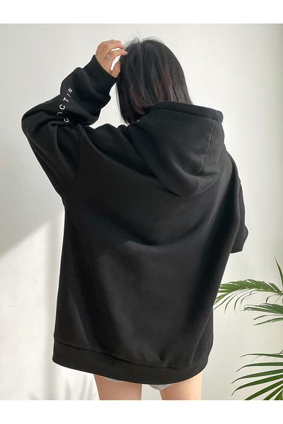 Deocept Hanorac oversize unisex cu glugă cu imprimeu Destiny