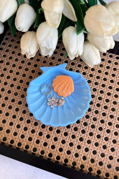 ToffyStore Baby Blue Concrete Θαλασσινό Κοχύλι