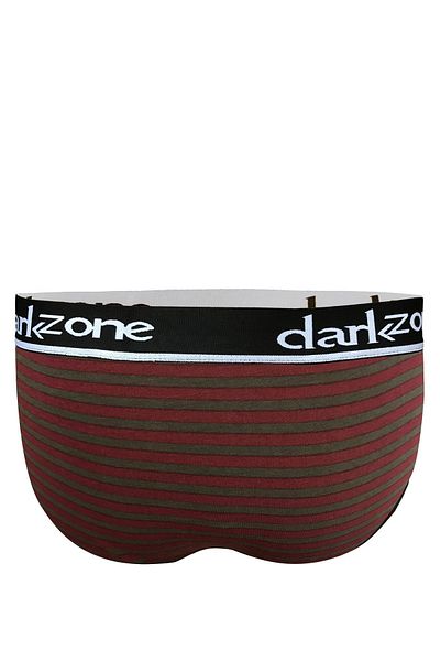 darkzone Ανδρικό ανοιχτό μπροστινό ελαστικό ριγέ Claret Red Slip