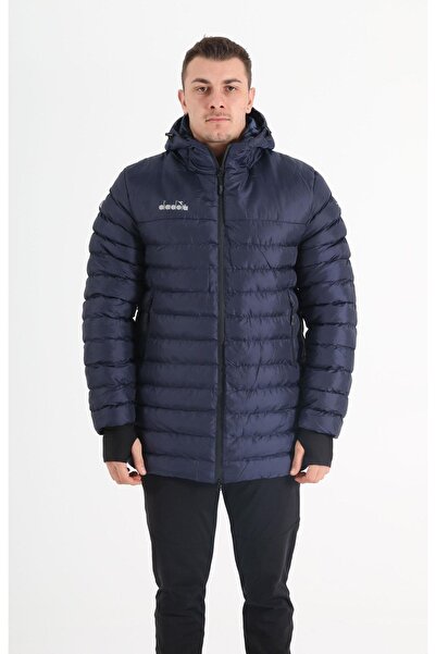 Diadora Motto Anorak Palton lung bleumarin