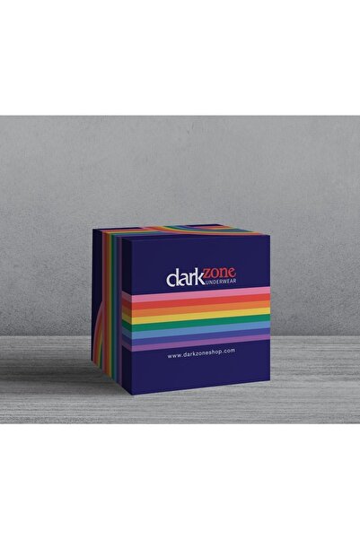 darkzone Erkek Kalp Desenli Lacivert Pamuklu String