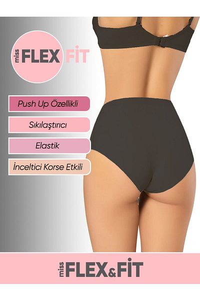 MissFlex Fit Laser Cut High Waist Silicone Slip