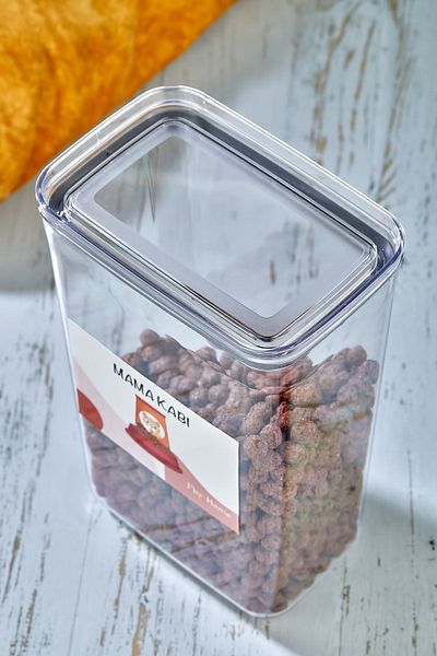 FBZhome 2900 Ml Acrylic Vacuum Dry Food Storage Container - Cat Food Container