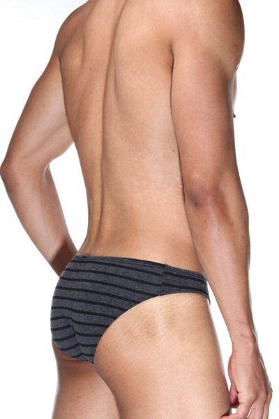darkzone Striped Anthracite Men's Fit Slip