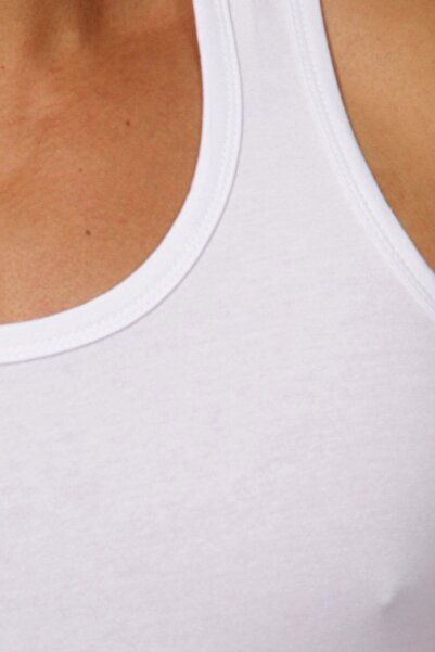 darkzone Men's White Cotton Undershirt